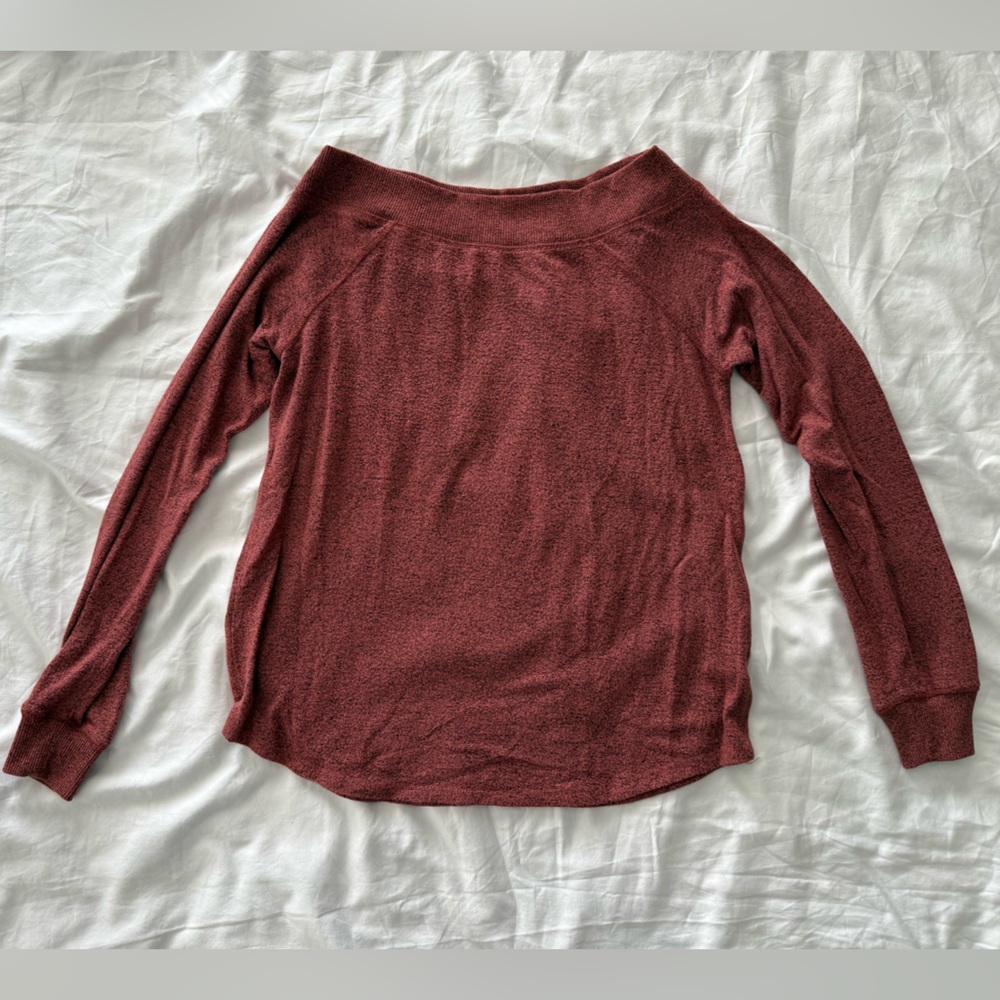 Z Supply Long Sleeve Top - Off the shoulder - Picture 2 of 5